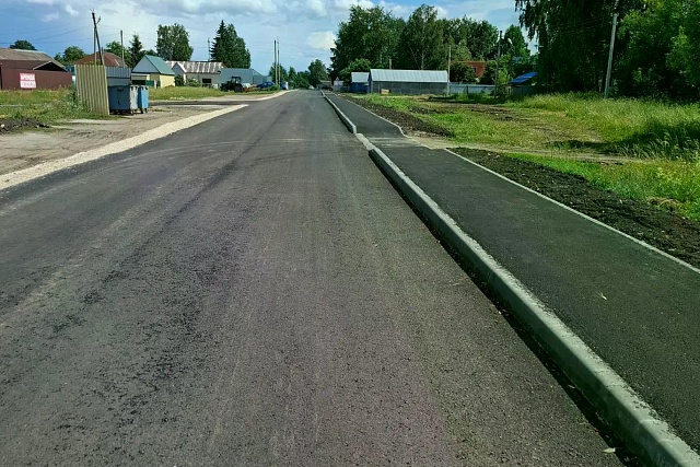 В Вадинске благоустроили пешеходную зону по нацпроекту